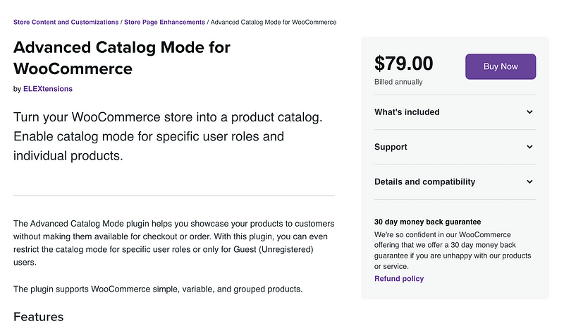 Advanced Catalog Mode for WooCommerce plugin