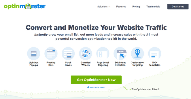 use optinmonster to grow your email list