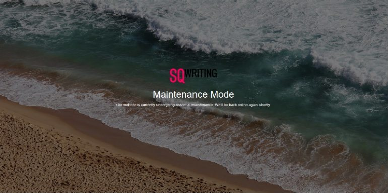 Maintenance Mode Preview