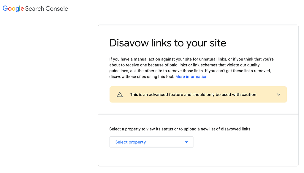 Disavowing links to your site in Google