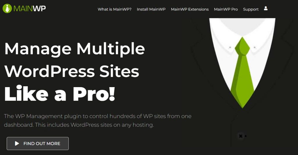 Mainwp multiple wordpress sites management tool