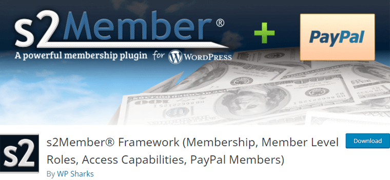 s2Member-WordPress plugin for membership site