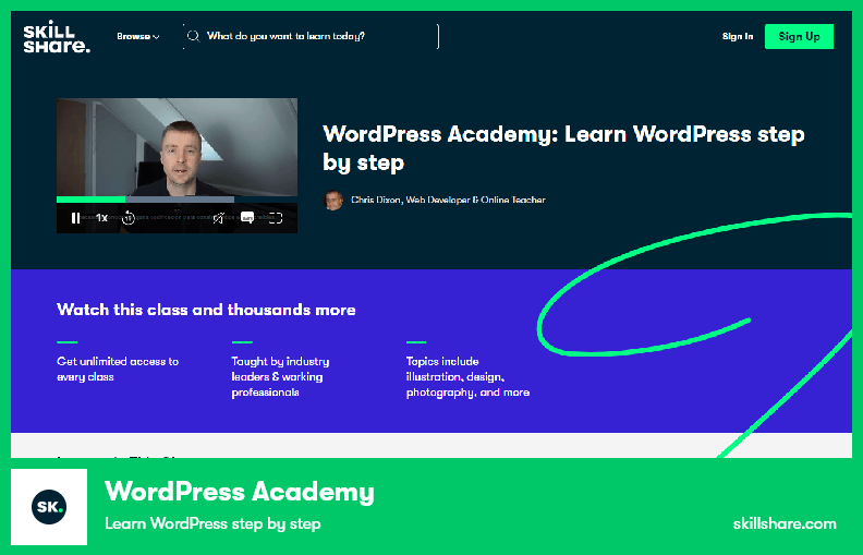 WordPress Academy - Learn WordPress step by step