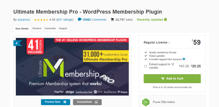 Ultimate Membership Pro-best membership WordPress plugins