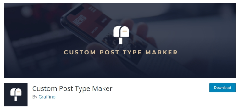 Custom Post Type Maker plugin