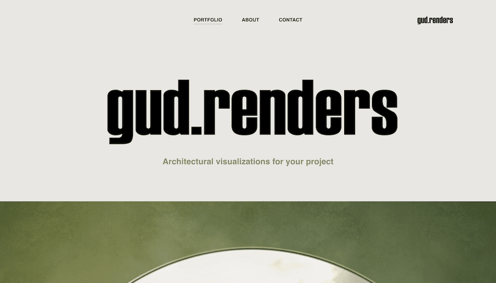 The Gud.Renders website.