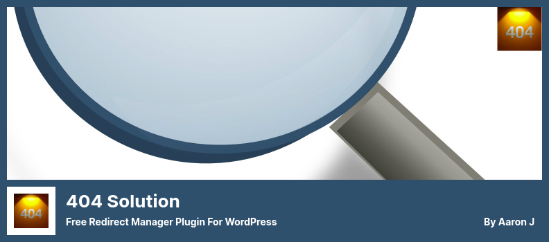 404 Solution Plugin - Free Redirect Manager Plugin for WordPress