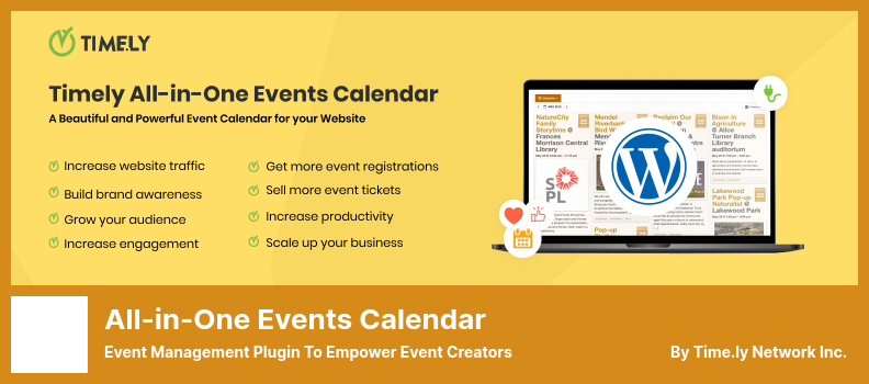 All-in-One Events Calendar Plugin - Event Management Plugin to Empower Event Creators