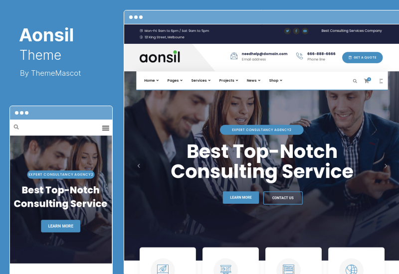 Aonsil Theme - Corporate Consulting