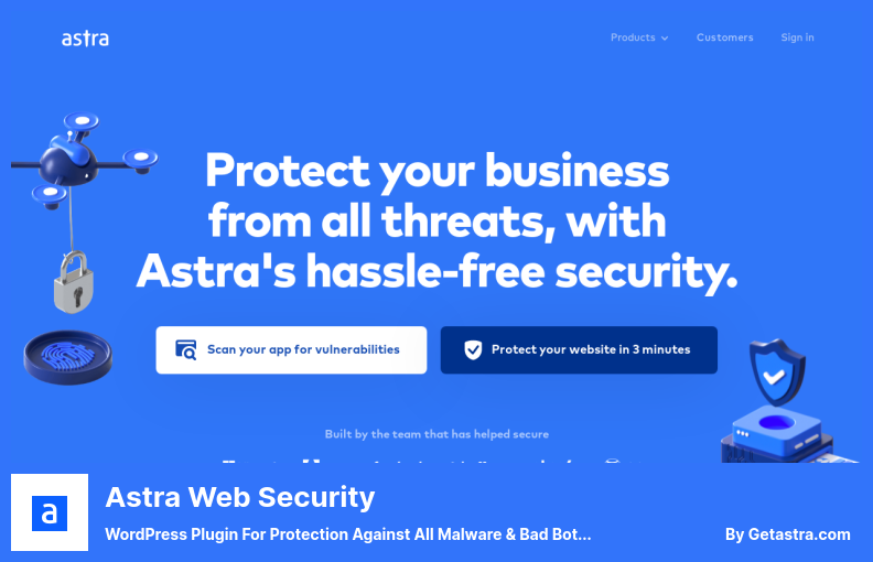 Astra Web Security Plugin - WordPress Plugin for Protection Against All Malware & Bad Bots