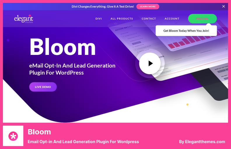 Bloom Plugin - Email Opt-in And Lead Generation Plugin For WordPress