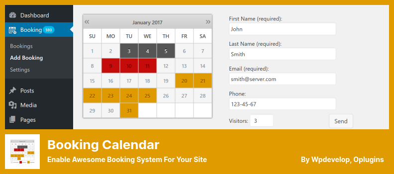 Booking Calendar Plugin - Enable Awesome Booking System for Your Site