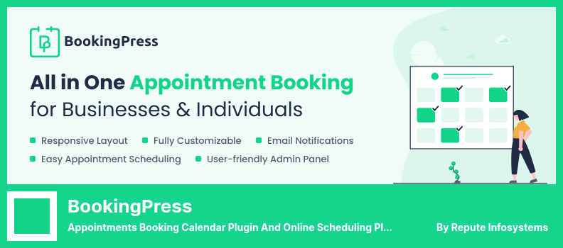 BookingPress Plugin - Appointments Booking Calendar Plugin and Online Scheduling Plugin