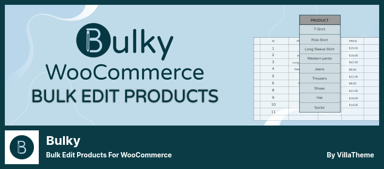 Bulky Plugin - Bulk Edit Products For WooCommerce