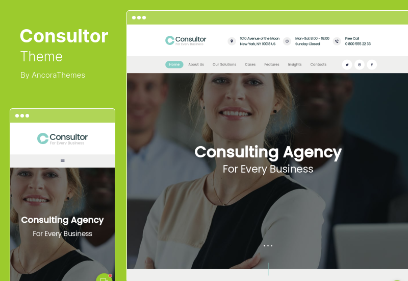 Consultor Theme - A Business Financial Advisor WordPress Theme