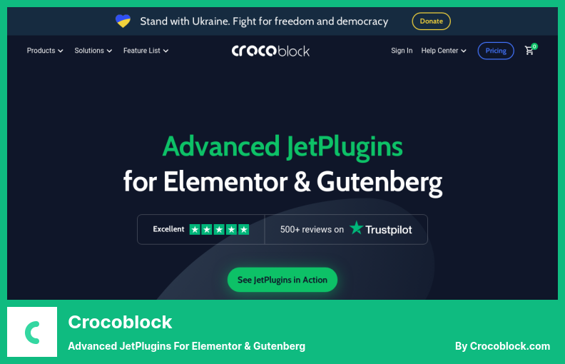 Crocoblock Plugin - Advanced JetPlugins for Elementor & Gutenberg