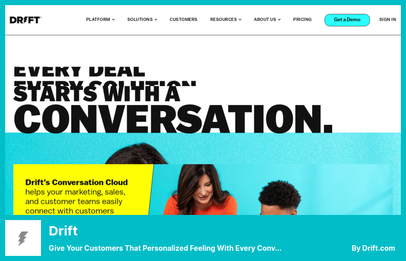 Drift Plugin - Give Your Customers That Personalized Feeling With Every Conversation