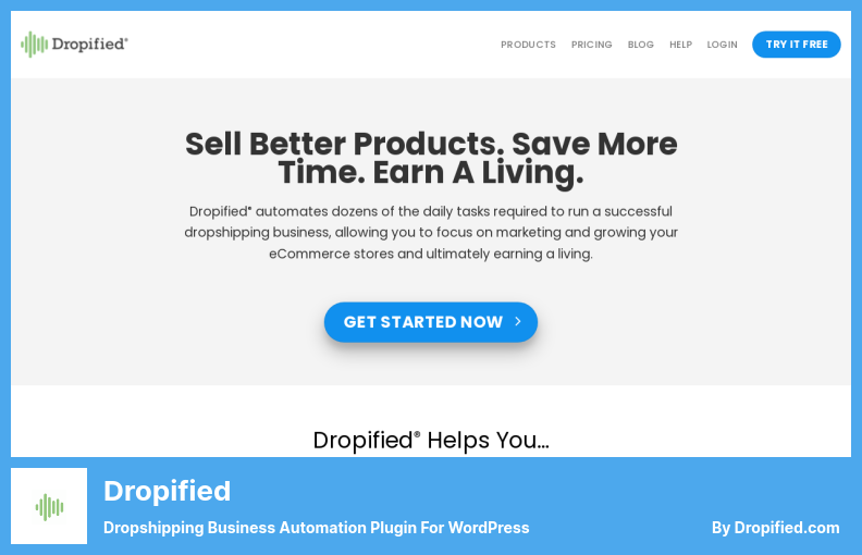 Dropified Plugin - Dropshipping Business Automation Plugin For WordPress