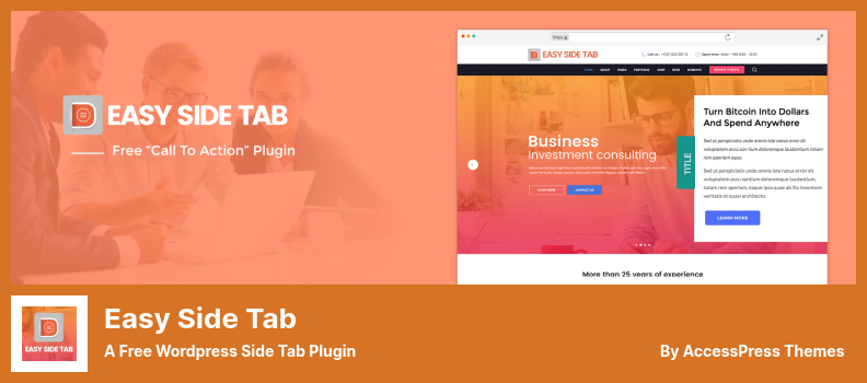 Easy Side Tab Plugin - A Free WordPress Side Tab Plugin