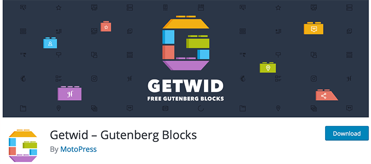 Getwid WordPress Gutenberg blocks plugin