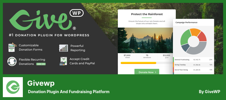 Givewp Plugin -  Donation Plugin and Fundraising Platform