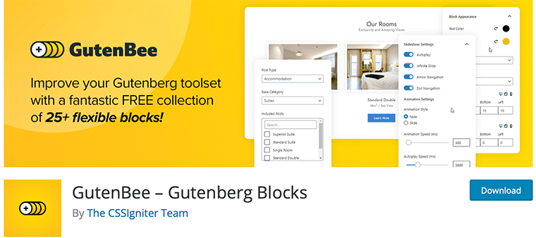 GutenBee WordPress Gutenberg blocks plugin
