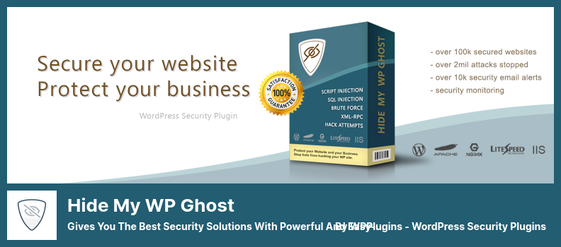 Hide My WP Ghost Plugin - Gives You The Best Security Solutions With Powerful and Easy-To-Use Features