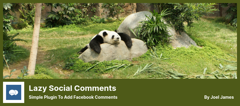 Lazy Social Comments Plugin - Simple Plugin To Add Facebook Comments