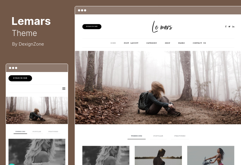 Lemars Theme - Personal Blog WordPress Theme