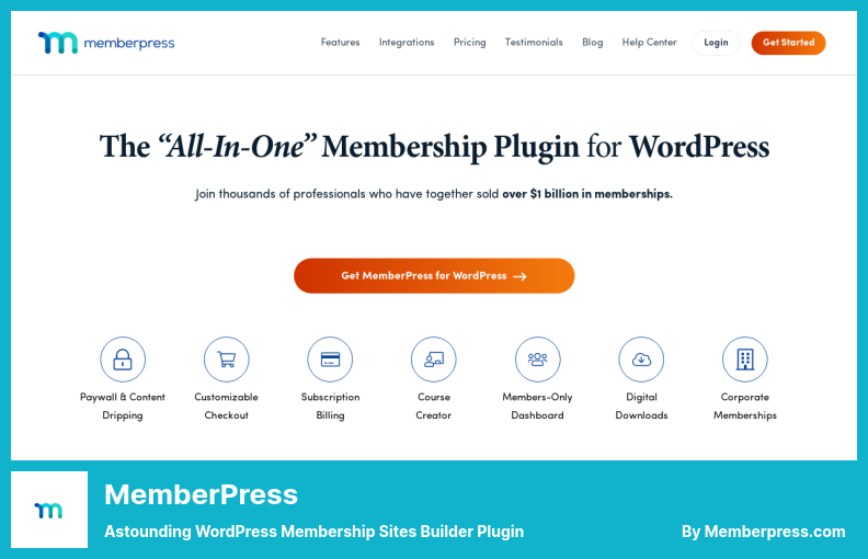 MemberPress Plugin - Astounding WordPress Membership Sites Builder Plugin