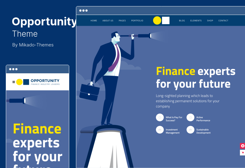 Opportunity Theme - Finance WordPress Theme