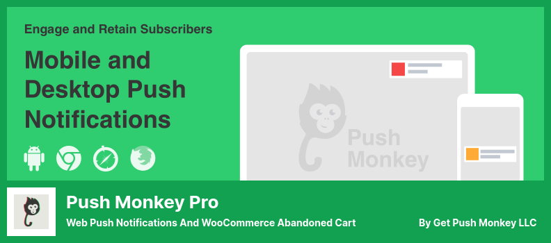 Push Monkey Pro Plugin - Web Push Notifications and WooCommerce Abandoned Cart
