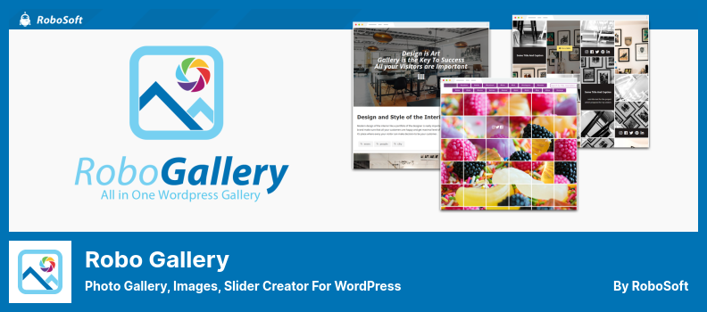 Robo Gallery Plugin - Photo Gallery, Images, Slider Creator For WordPress