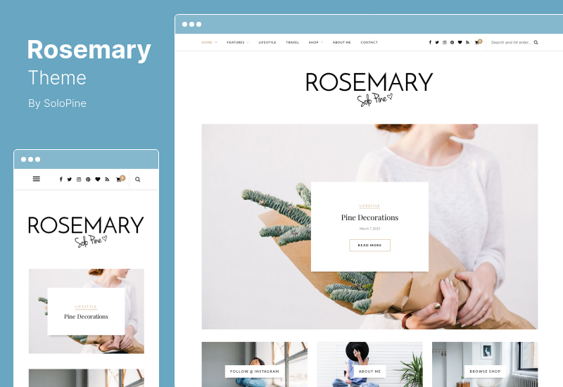 Rosemary Theme - A Responsive WordPress Blog Theme