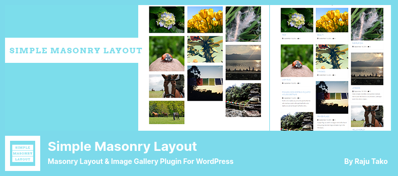 Simple Masonry Layout Plugin - Masonry Layout & Image Gallery Plugin for WordPress