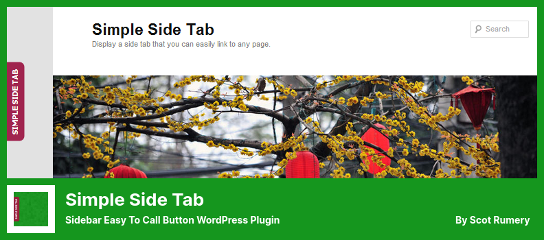 Simple Side Tab Plugin - Sidebar Easy To Call Button WordPress Plugin