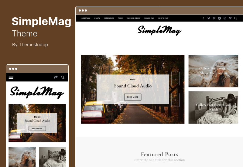 SimpleMag Theme - Magazine theme for creative stuff