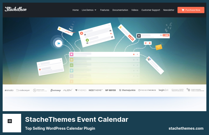 StacheThemes Event Calendar Plugin - Top Selling WordPress Calendar Plugin