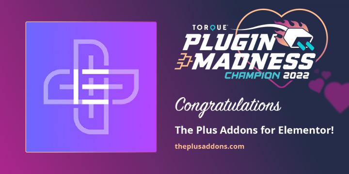 The Furthermore Addons for Elementor Wins Torque’s Plugin Insanity 2022!