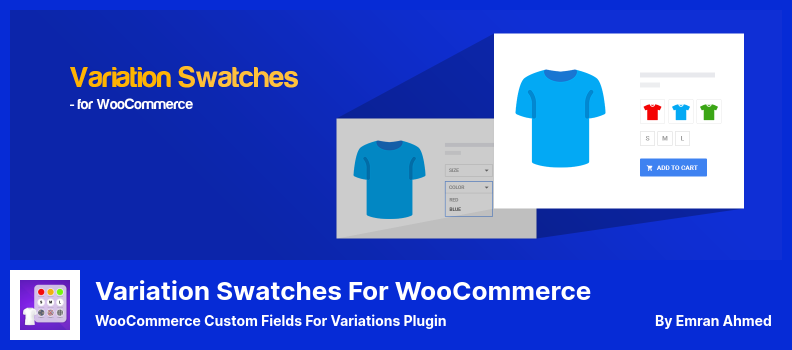 Variation Swatches for WooCommerce Plugin - WooCommerce Custom Fields for Variations Plugin