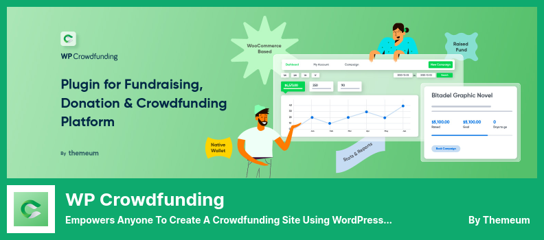 WP Crowdfunding Plugin - Empowers Anyone to Create a Crowdfunding Site Using WordPress Content Management System