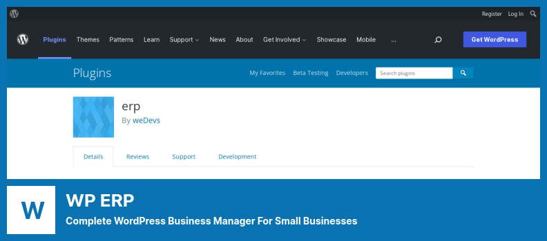 WP ERP Plugin - Complete WordPress Business Manager for Small Businesses