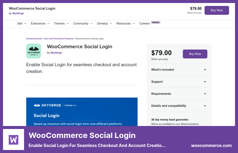 WooCommerce Social Login Plugin - Enable Social Login for Seamless Checkout and Account Creation