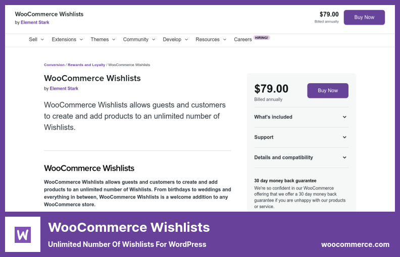 WooCommerce Wishlists Plugin - Unlimited Number of Wishlists For WordPress