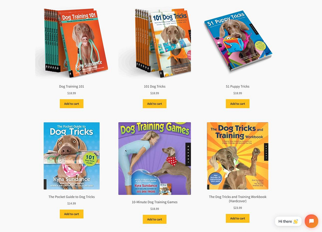 dogging training books with visuals are great digital products to sell online