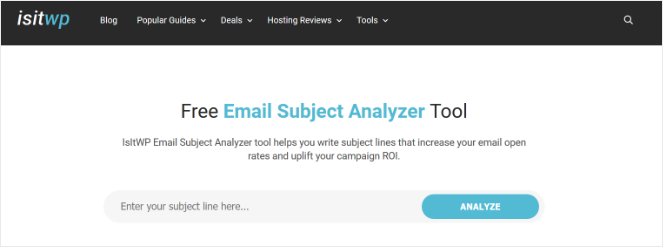 email subject line analyzer