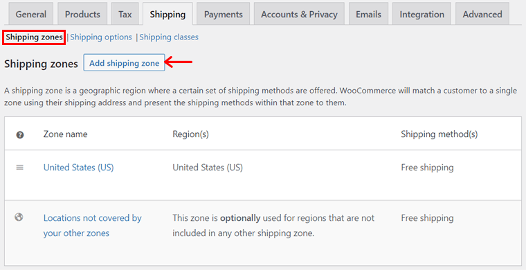 Adding Shipping Zones on StoreBuilder