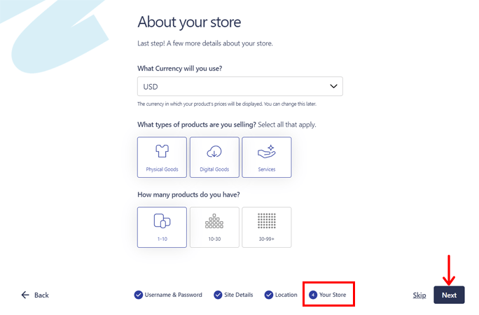 Your Store Details