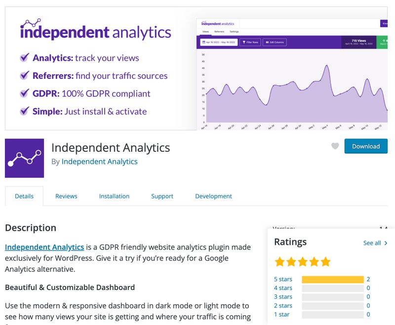 Independent Analytics Plugin