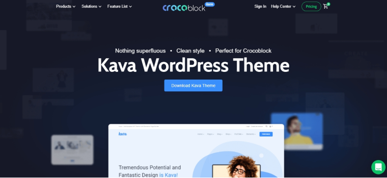 Kave free WordPress theme